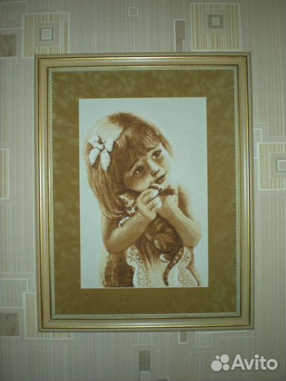 Вышитые картины для интерьера