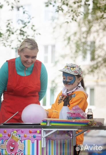 Сладкая вата на праздник