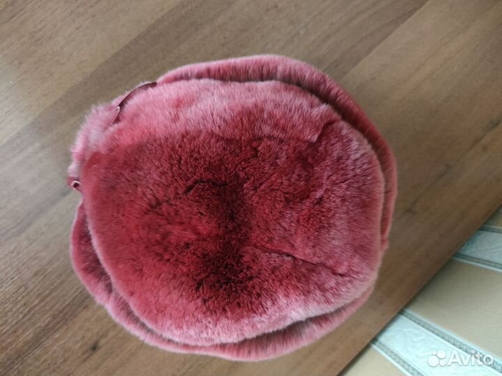 Шапка зимняя натуральный мех кролик