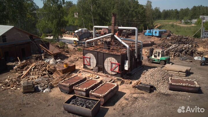 Углевыжигательные печи с автоматикой