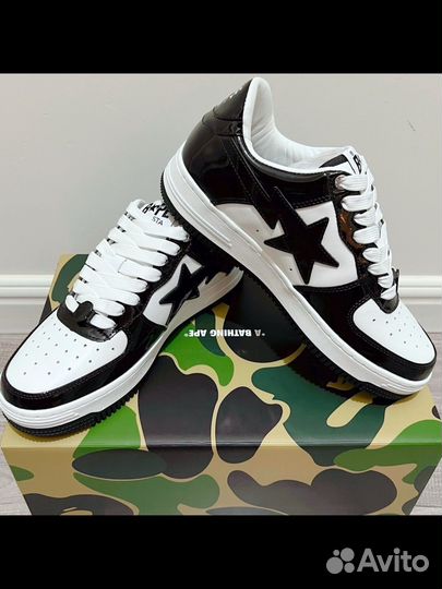Кроссовки bape sta black