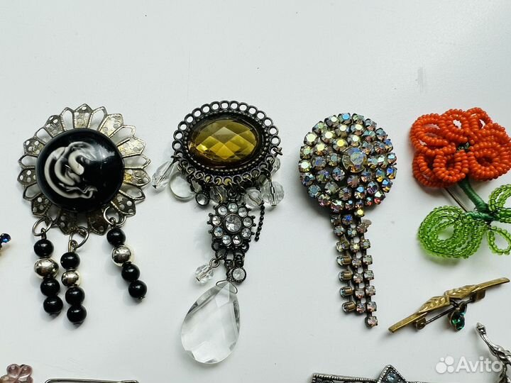 Бижутерия СССР Брошки