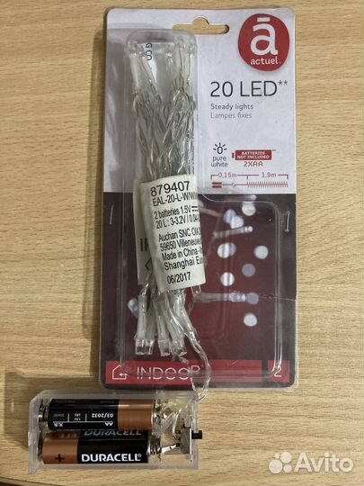 Гирлянда на батарейках