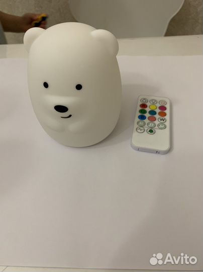 Ночник светильник детский мишка