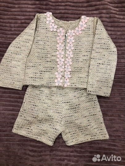 Твидовый костюм для девочки