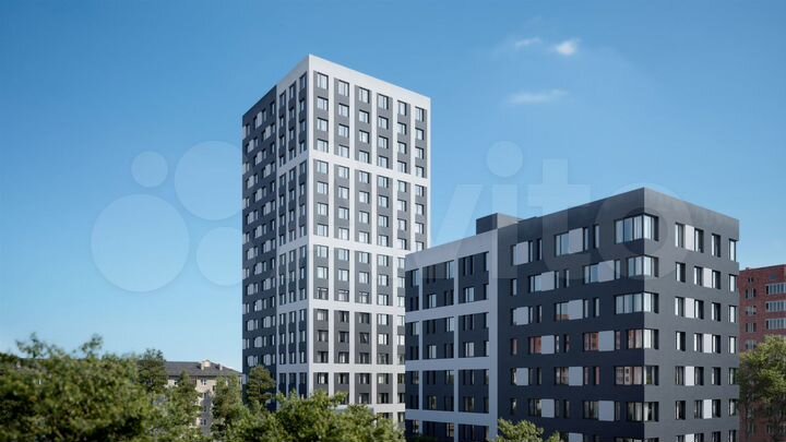 Квартира-студия, 28,1 м², 4/19 эт.