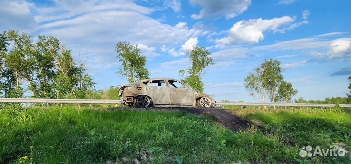 BMW X6 3.0 AT, 2018, битый, 90 000 км