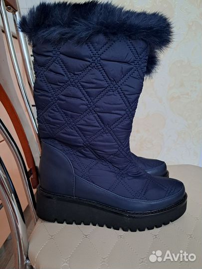 Зимние женские сапоги 38 болоневые