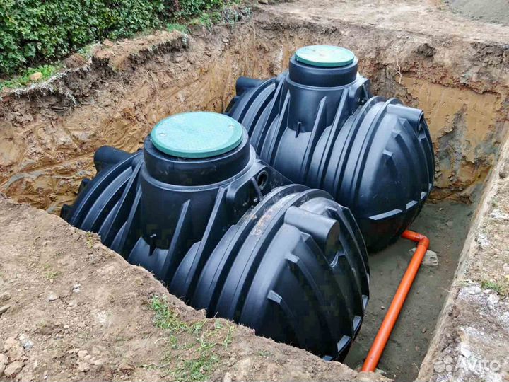 Септик эко Green 3 с переливом