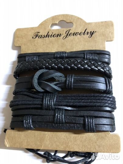 Кожаный браслет