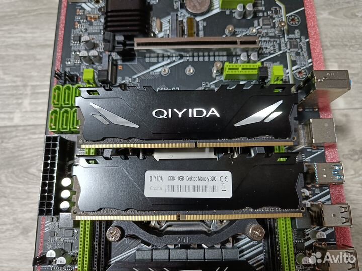 Материнская плата + Xeon E5 2680v4 (14 ядер) +DDR4