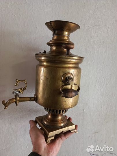Самовар на дровах СССР 2 литра. Доставка