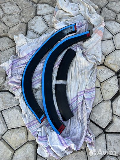 Расширители колесных арок renault duster2