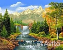 Алмазная мозаика 40х50 полная выкладка 