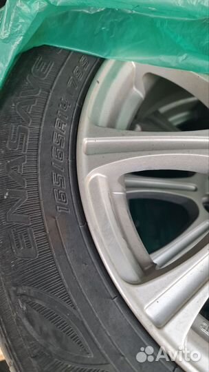 Комплект японской резины с дисками 4шт r14