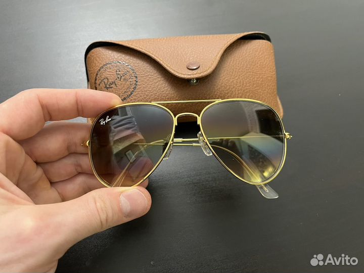 Солнцезащитные очки ray ban aviator