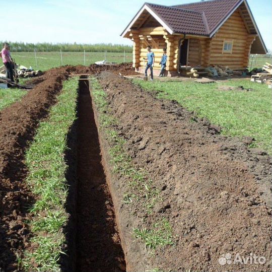 Рытье ям. Рытье траншей. Ручная копка