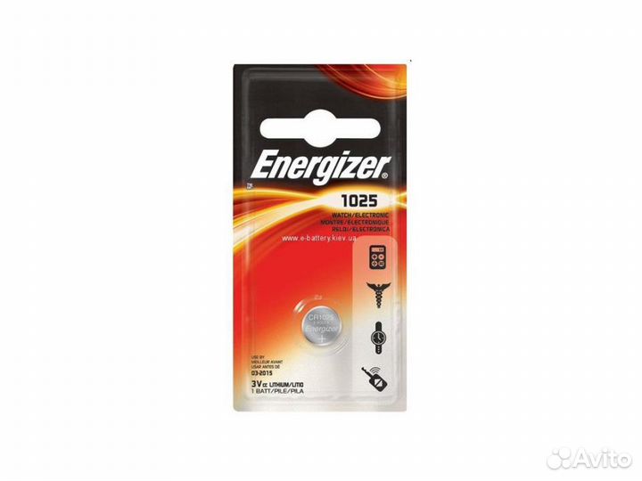 Батарейка Energizer Lithium 3V 1 шт