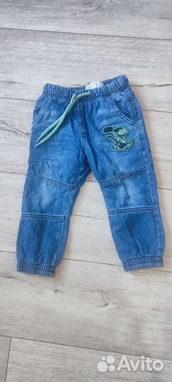 Джинсы утеплённые
