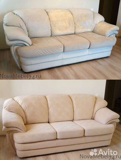 Перетяжка мягкой мебели