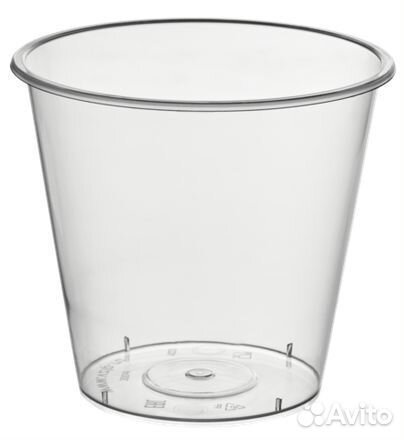 Стакан 300 мл пп прозрачный глянцевый bubble CUP