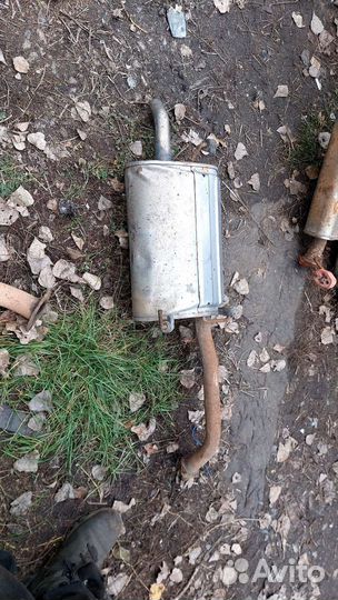 Глушитель задняя часть. Hyundai Accent. 2006-2010г