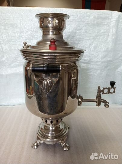 Самовар угольный СССР 5 литров Рабочий