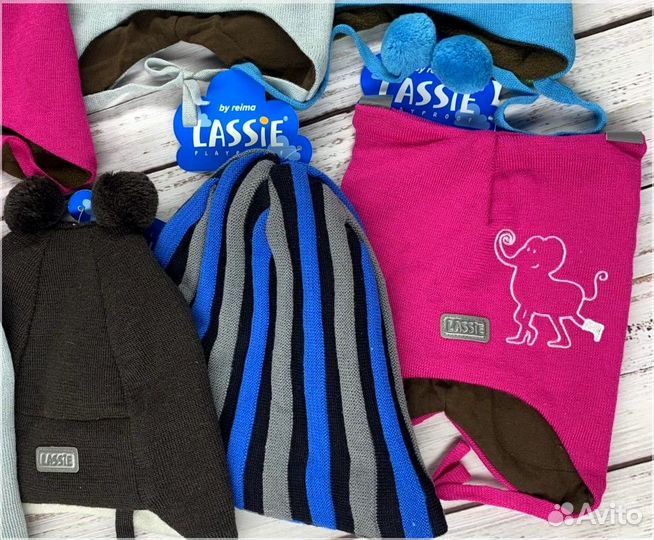 Шапки зимние Lassie шерстяные Финские выбор новые