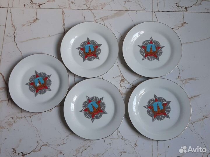 Тарелка агитационная СССР