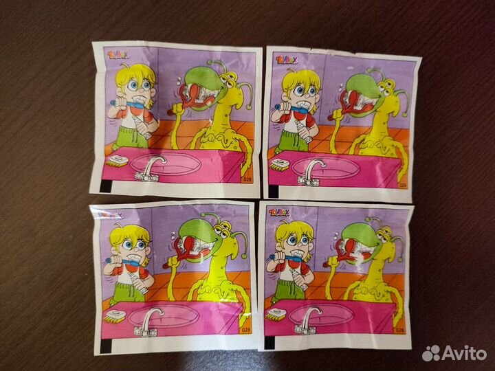 Вкладыши от жвачек