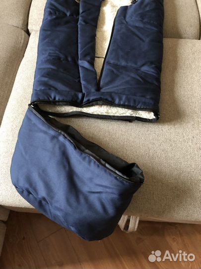 Конверт овчинный в коляску или санки