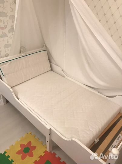 Детская кровать IKEA и матрас
