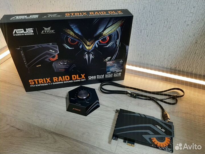Asus strix raid DLX аудио карта, звуковая карта