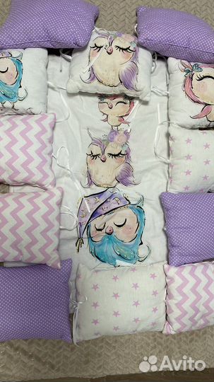 Бортики в детскую кроватку