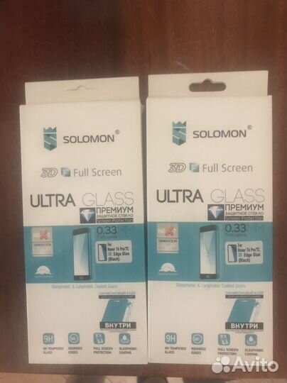 Защитное стекло honor 7a pro/7c 3d edge glue black