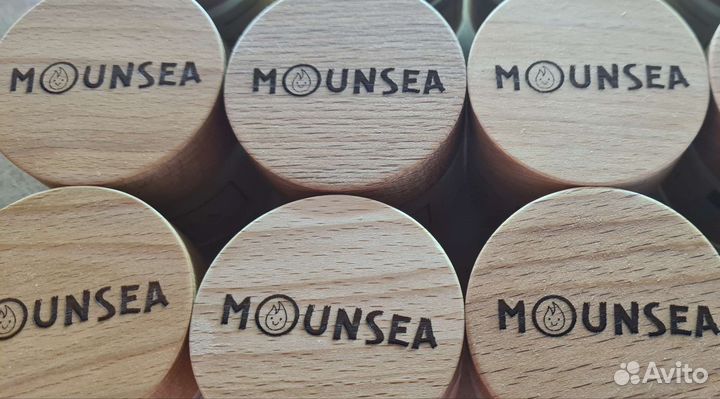 Крышки деревянные винтовые на банку deep 58 100 мл