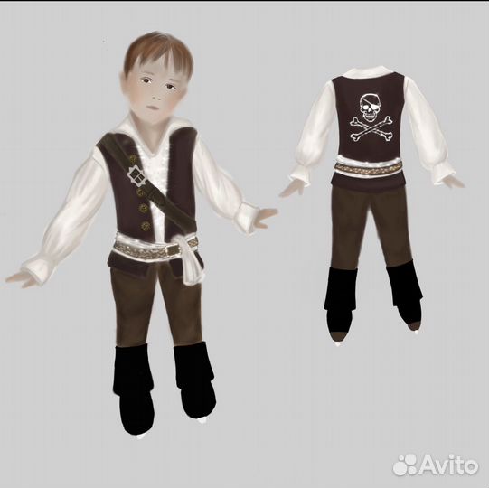 Костюм для выступлений фигурное катание 116-122