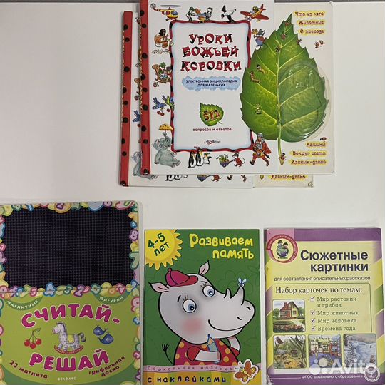 Развивающая книга для дошкольников и 1-3 классы