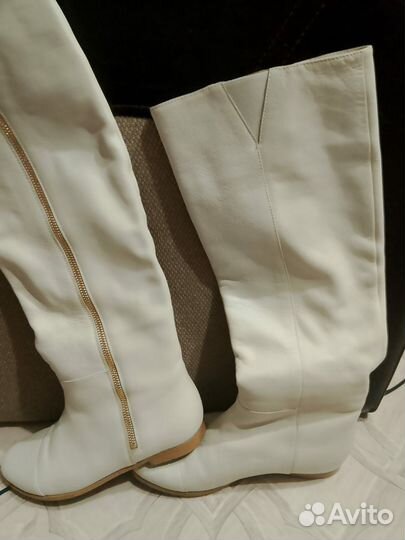Сапоги ботфорды женские ориг кожа 36 размер