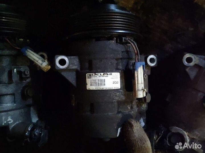 Компрессор кондиционера Шевроле/opel 1.8