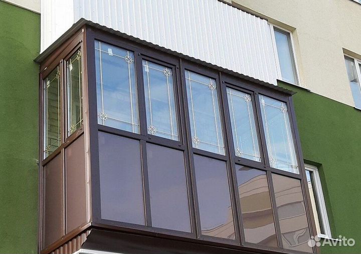 Остекление балконов и лоджий под ключ O5711