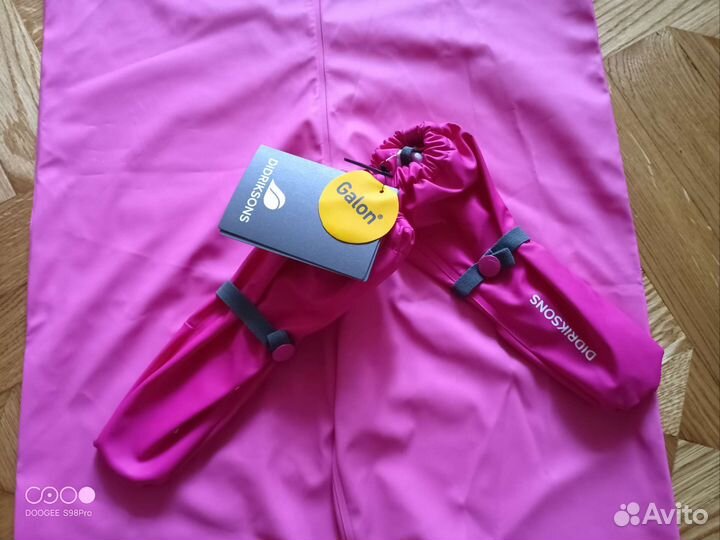 Новые варежки didriksons 0 брюки bogi 104/110