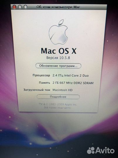 Apple macbook 13 a1181