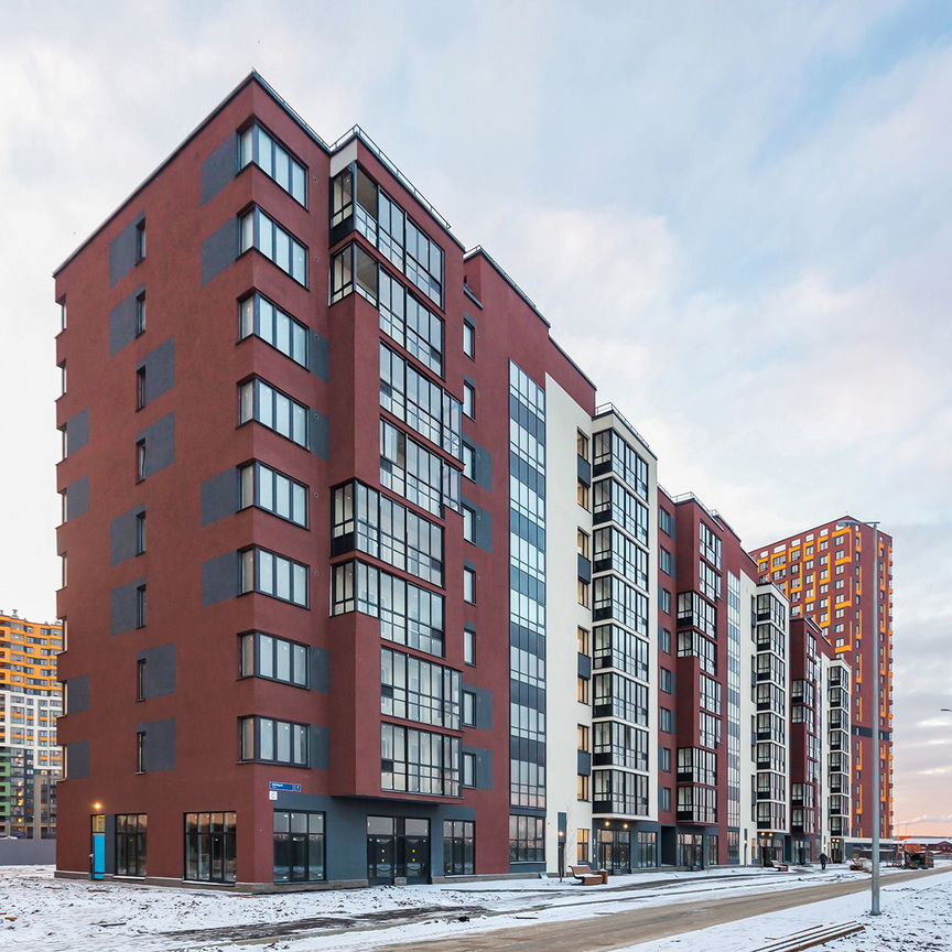 2-к. квартира, 57,6 м², 5/9 эт.