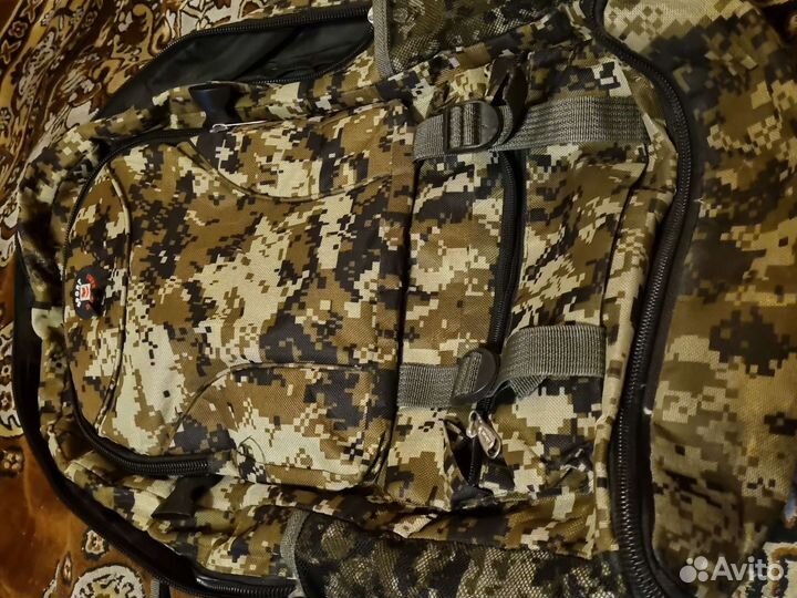 Рюкзак военный большой с удлинением на дне