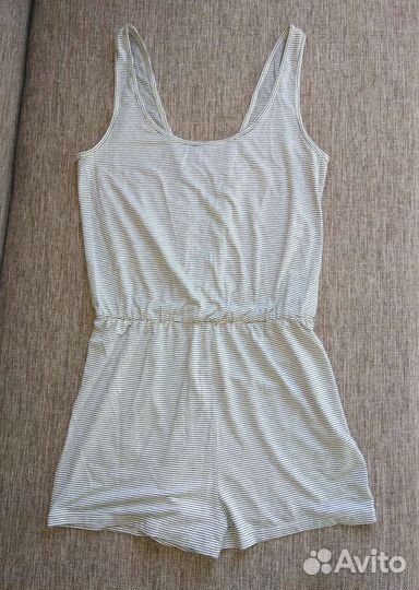 Комбинезон трикотажный полосатый