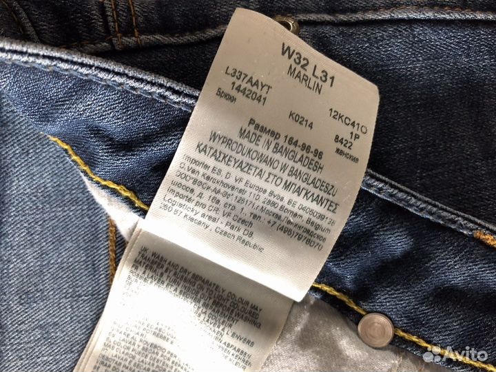 Джинсы Lee 32(48) р женские