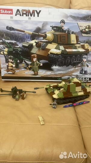 Конструктор Sluban Танк M38-B0980 Армия