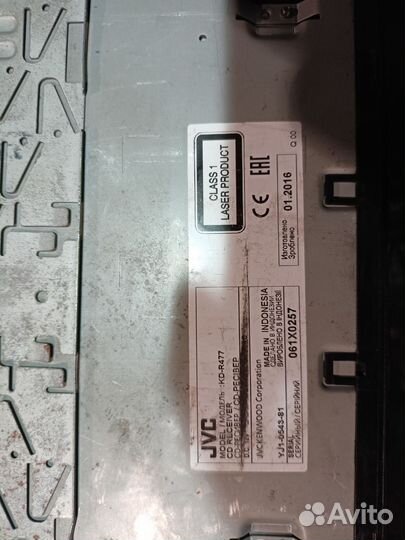 Магнитола jvc