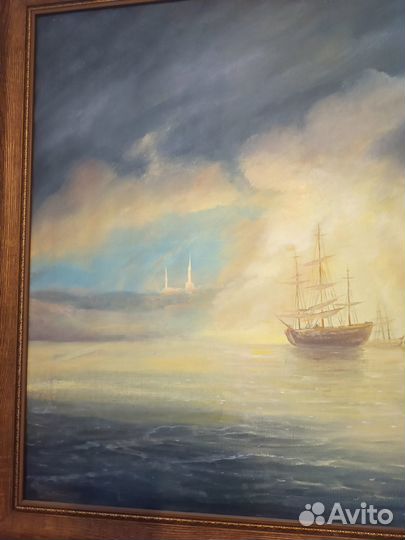 Картина И. К. Айвазовского маслом на холсте